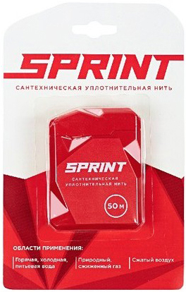 Нить сантех. для герметизации резьбовых соед. 50м SPRINT