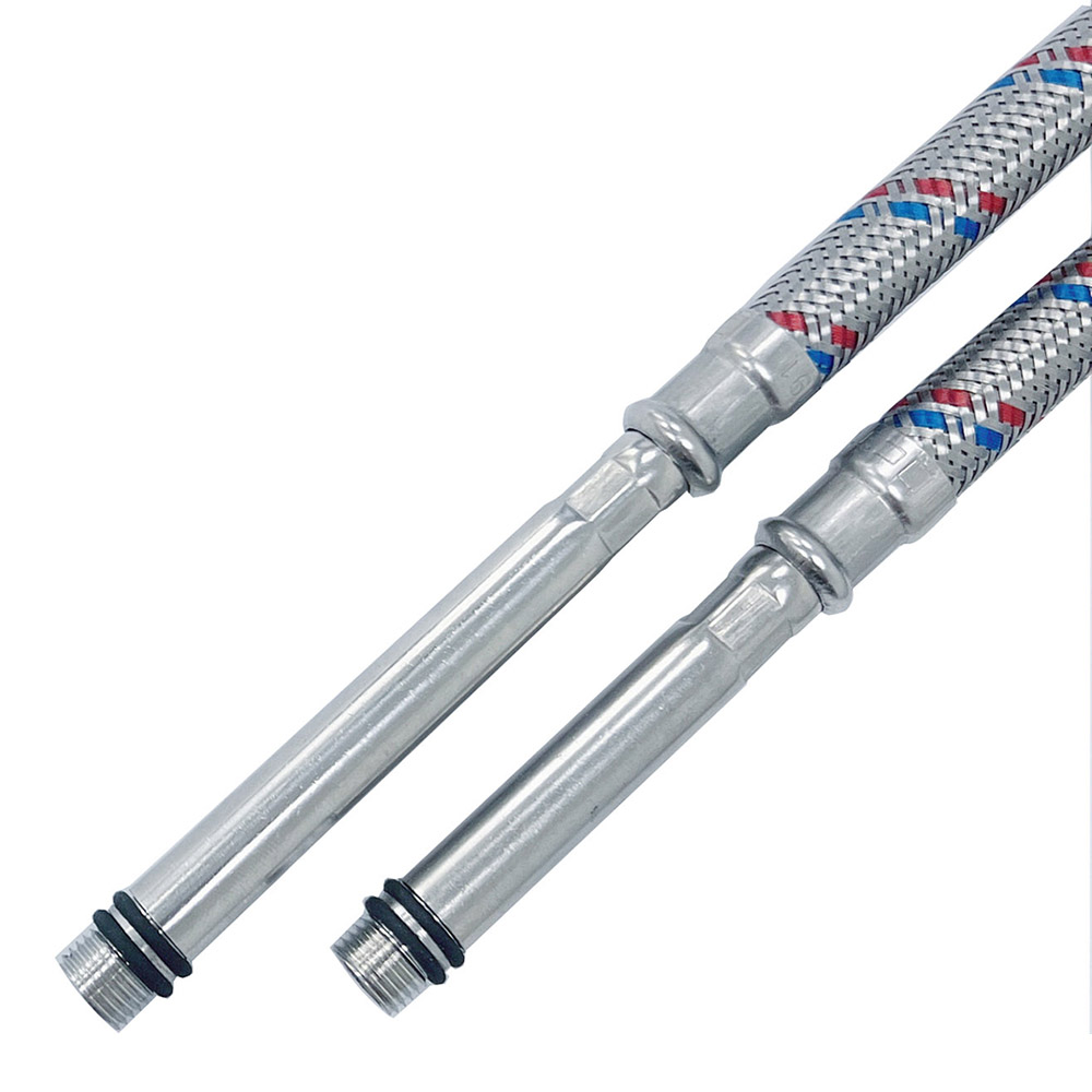 Подводка д/смес.удлиненный штуцер сталь 1/2"xM10x50 см CTM (пара)
