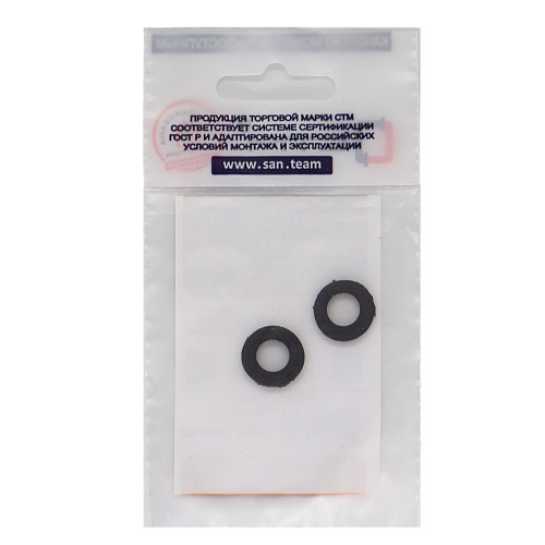 Прокладка 3/8" резина ТМКЩ  15х8х2 мм (2шт) СТМ