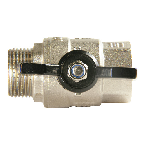 Кран шаровой для воды 3/4" г/ш бабочка, никель, ONDO