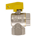 Кран шаровой для газа угловой 1/2" г/г бабочка CTM ГАЗ_1