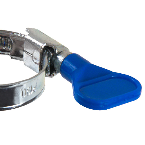 Хомут стальной винтовой с барашком 1-1/4" (18-32мм) 9мм СТМ