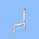 Сифон  1 1/4" *40 с гибкой трубой 40*50_1