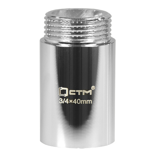 Удлинитель труб латунный  3/4" г/ш x 40 мм CTM Удлинитель труб латунный  3/4" г/ш x 40 мм CTM