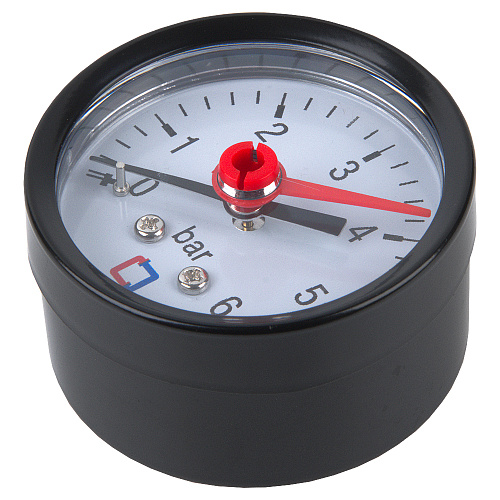 Манометр аксиального подключения 1/4", измерение до 6 бар СТМ