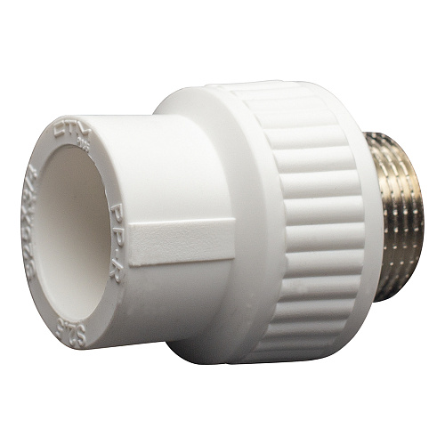 Муфта полипропиленовая PP-R комб. нар./р. DN 25х3/4" СТМ ПЛАСТ