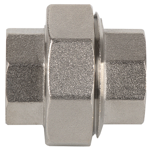 Муфта латунная резьбовая разъемная с накидной гайкой 1-1/4" г/г CTM