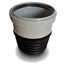 Муфта кан.ремонтная переходная чугун-пластик DN 110