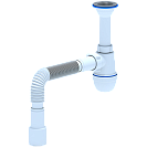 Сифон 1 1/2*40 с гибкой трубой 40*40/50