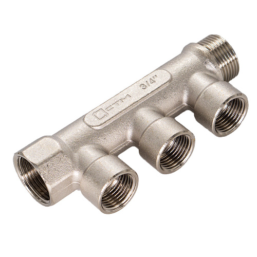 Коллектор 3 выхода (внутренняя резьба) 3/4"х1/2" СТМ