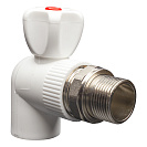 Кран шаровой PP-R для радиатора угловой DN 20х1/2" СТМ ПЛАСТ_2