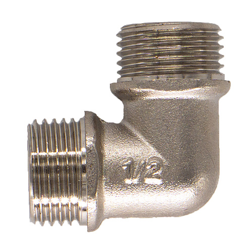 Уголок латунный с ограничителем 1" ш/ш CTM