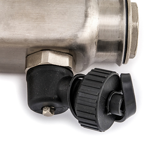 Коллекторная группа ONDO нерж сталь 10 вых. в сборе с автоматическим воздухоотводчиком, расходомера