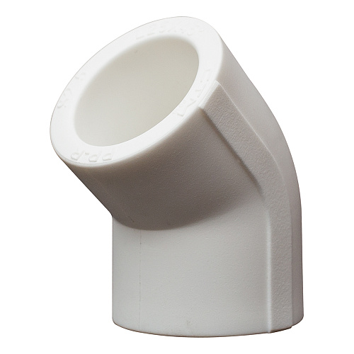 Угольник PP-R 45 град. DN 50 СТМ ПЛАСТ