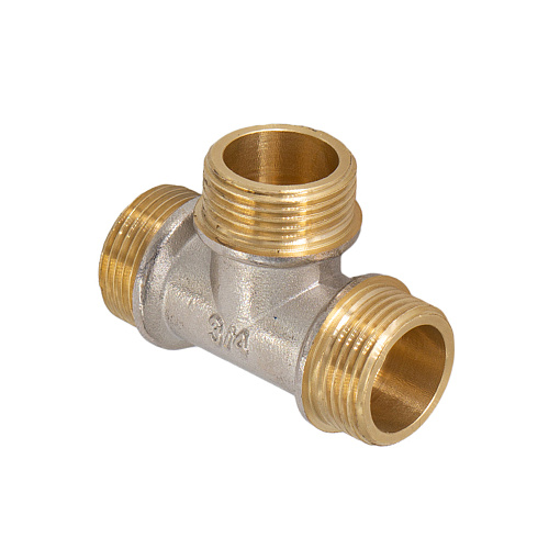 Тройник резьбовой с ограничителем 1/2" ш/ш/ш CTM