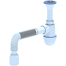 Сифон  1 1/4" *40 с гибкой трубой 40*50