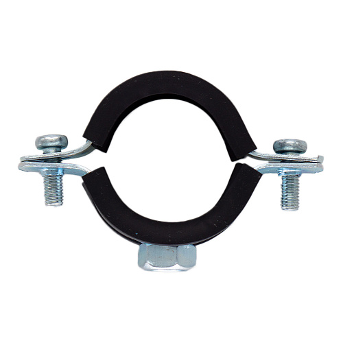 Хомут металлорезиновый 3" (87-92мм) CTM