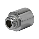 Переходник 1/2"х3/4" ш/ш с воздухоотводчиком,  колпачком для п/с хром. СТМ ТЕРМО