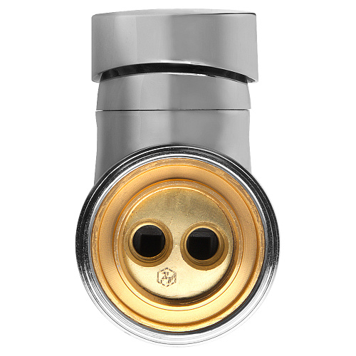 Смеситель FLOE FK234-DG для кухни, 40 мм, на гайке,с бок.штыревой ручкой,с гибким салатовым изливом