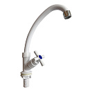 Смеситель ROEGEN RX523A моно,  1/2" м/к,  ABS,  белый  L4