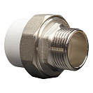 Муфта полипропиленовая PP-R комб. разъемная н./р. DN 20х1" СТМ ПЛАСТ_2