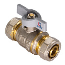 Кран шаровой для воды 16х16 ц/ц бабочка CTM СТАНДАРТ_2