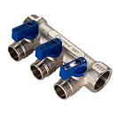 Коллектор 3 выхода шар.кран (наружная резьба) 1"х1/2" СТМ