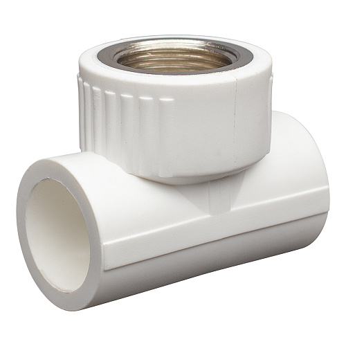 Тройник PP-R комб. вн./р. DN 25х3/4" СТМ ПЛАСТ Тройник PP-R комб. вн./р. DN 25х3/4" СТМ ПЛАСТ