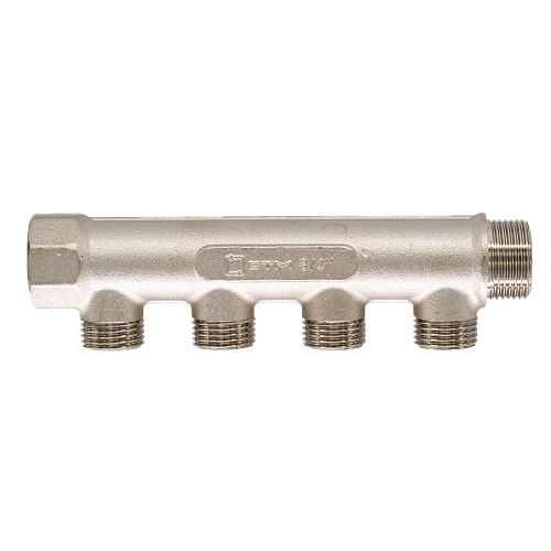 Коллектор 4 выхода (наружная резьба) 3/4"х1/2" СТМ