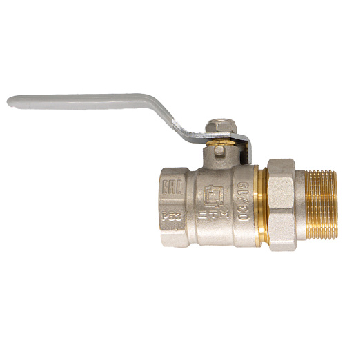 Кран шаровой 1-1/4" с накидной гайкой рычаг CTM СТАНДАРТ