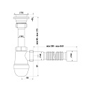 Сифон 1 1/2*40 с гибкой трубой 40*50_2