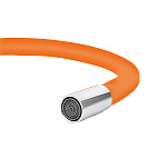 Смеситель ROEGEN RG014O для кухни,  40 мм,  на гайке,  с боковой металлической ручкой,  с гибким оранжевыйе_1