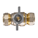 Кран шаровой для воды 16х20 ц/ц бабочка CTM СТАНДАРТ_3