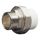 Муфта полипропиленовая PP-R комб. разъемная н./р. DN 25х3/4" СТМ ПЛАСТ