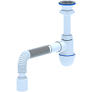 Сифон 1 1/2*40 с гибкой трубой 40*50