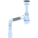 Сифон 1 1/2*40 с гибкой трубой 40*40/50