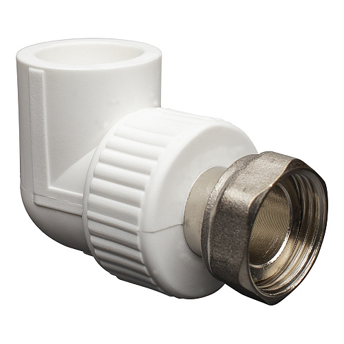 Угольник PP-R комб. с нак.гайкой вн./р. DN 25х1/2" СТМ ПЛАСТ