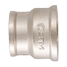 Муфта латунная резьбовая переходная   1/2"х3/8" г/г CTM_1