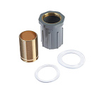 Смеситель ROEGEN RD014V для кухни,  40 мм,  на гайке,  с боковой ручкой,  с гибким темнозелёным изливом_3