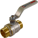 Кран шаровой для воды 1/2" ш/ш рычаг CTM СТАНДАРТ