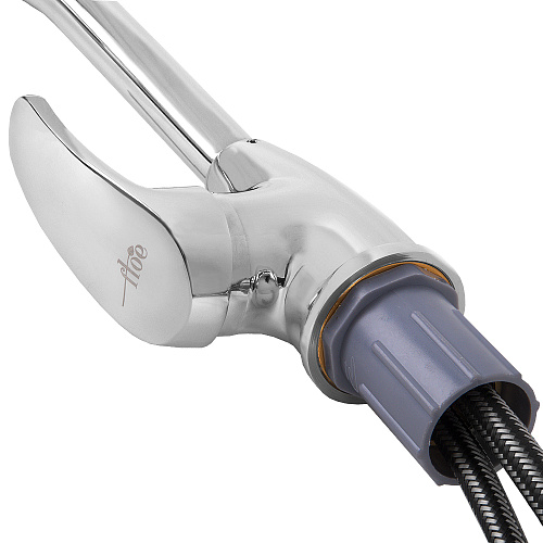 Смеситель FLOE FK234-GU для кухни, 40 мм, на гайке, c боковой ручкой