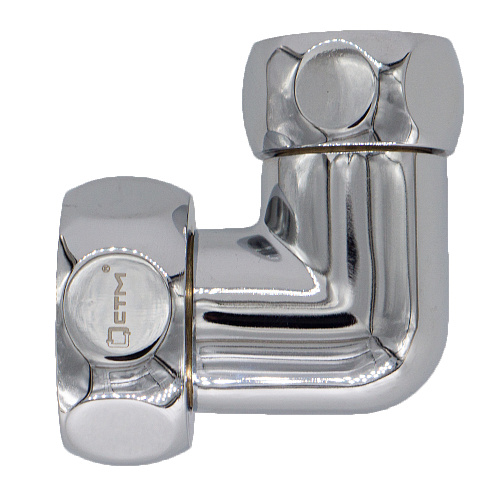 Уголок г/г 1"х1/2" для полотенцесушителя хром. СТМ ТЕРМО (шт)