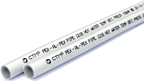 Труба металлопластиковая 16х2 (бесшовная) CTM (бухта 200 м)