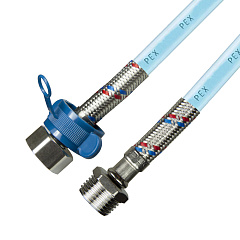 Подводка для воды PEX-сталь 1/2" г/ш 40 cм ONDO