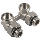 Мультифлекс,  узел для нижнего углового подключения,  (Н-образный) с шаровым краном ONDO_1