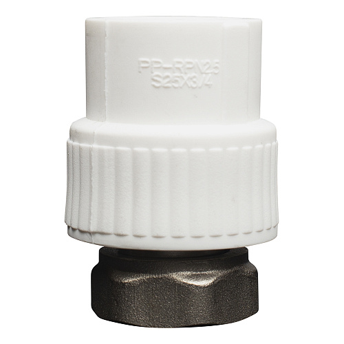 Муфта полипропиленовая PP-R комб. с нак.гайкой в./р. DN 25х3/4" СТМ ПЛАСТ