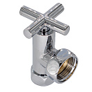 Вентиль угл. 1"х3/4" г/г ручка-крест для п/с хром. СТМ ТЕРМО_2