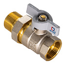 Кран шаровой для воды 1" с накидной гайкой бабочка CTM СТАНДАРТ_2