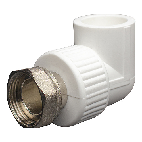 Угольник PP-R комб. с нак.гайкой вн./р. DN 20х3/4" СТМ ПЛАСТ