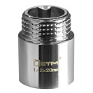 Удлинитель труб латунный  1/2" г/ш x 20 мм CTM_1